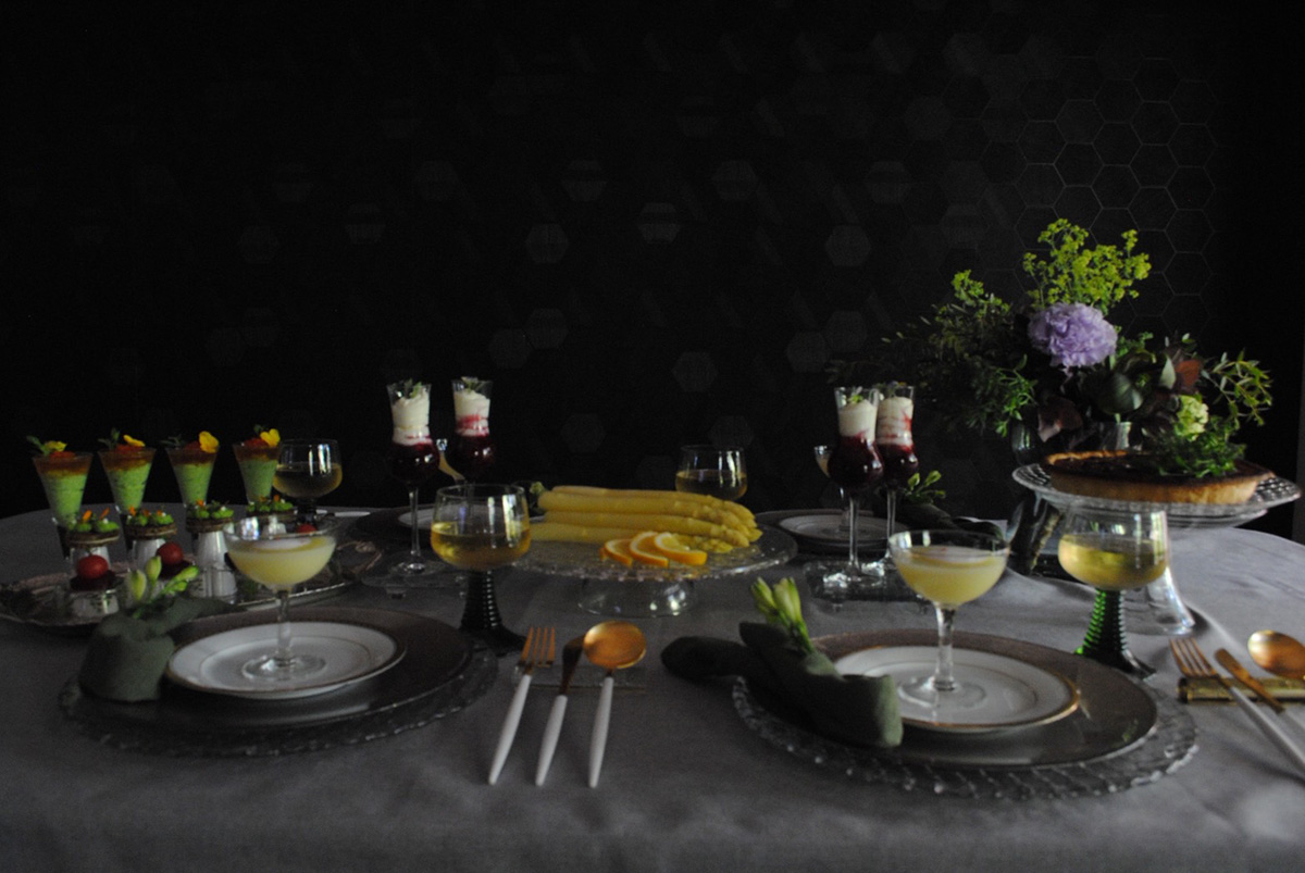 料理教室Conbrioテーブルコーディネート